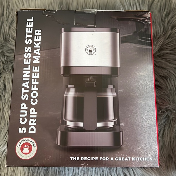 Chef's Counter Kitchen New Chefs Counter 5 Cup Drip Coffee Maker